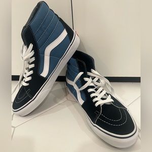 Vans SK8 HI Size 9 Blue Excellent Condition